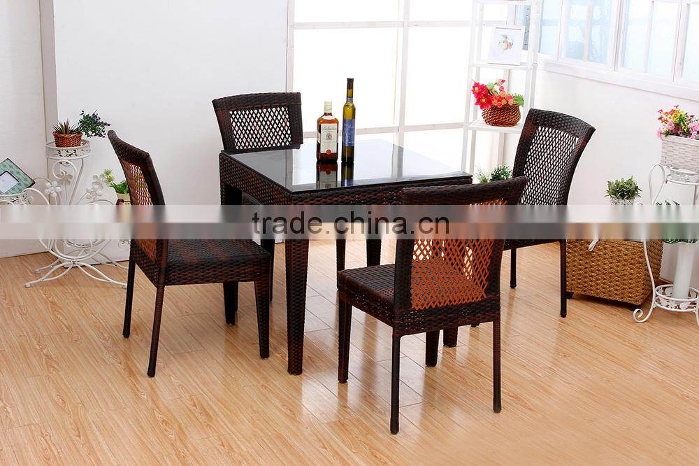 High Quality Ratten Dining Gerden Sets, rattan chair rattan table
