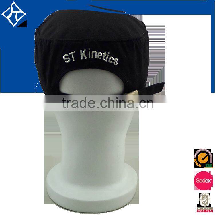 Adjustable strap 5 panel earflap hat,100 cotton blank hats China