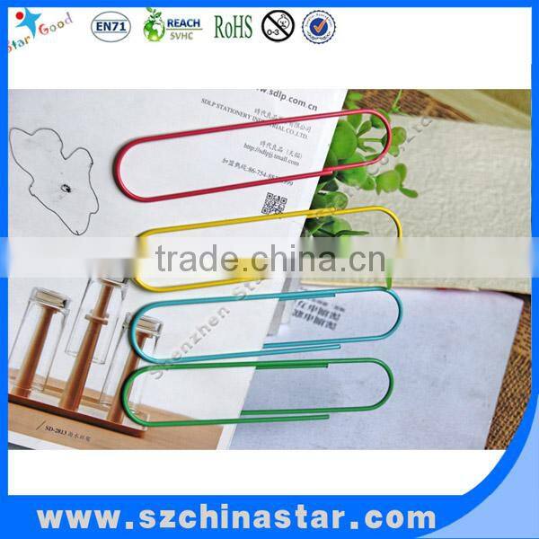 Beautiful design promotional striped paper clips