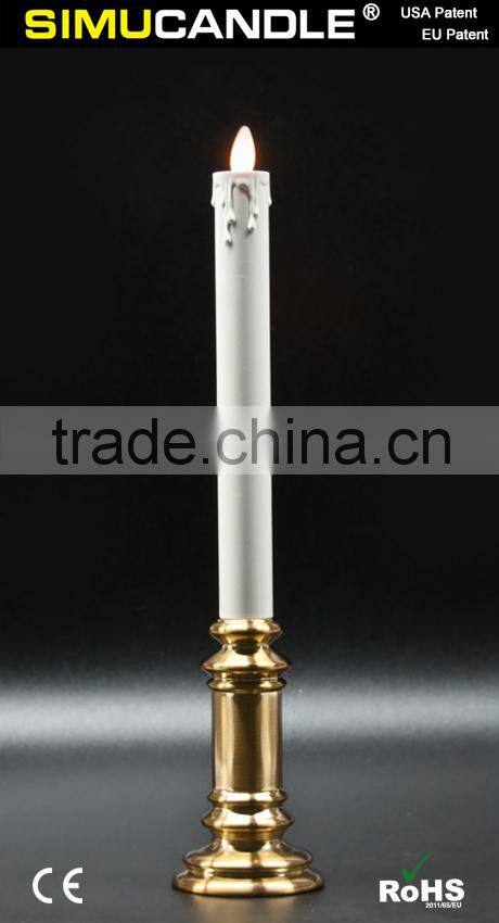 Church LED Taper candle with USA, EU patent
