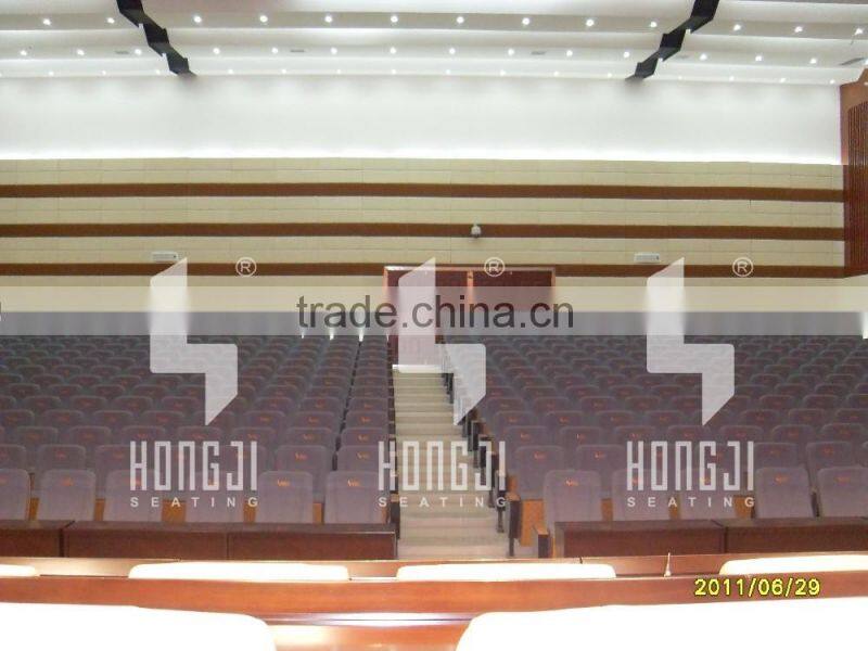 Wooden auditorium with writing tablet HJ62B-L