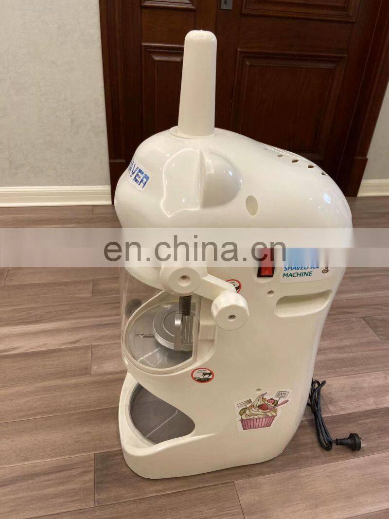 Electric motor commercial ice crusher ice block shaving machine/Shaved ice machine