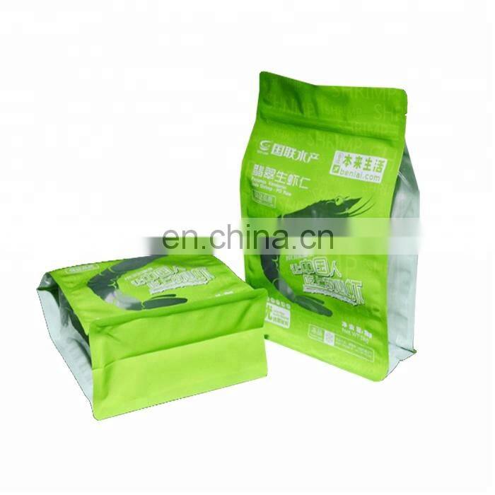 Wholesale Custom Laminated Plastic Zipper Frozen Fish Vacuum Bag Dried Fish Packaging Bag