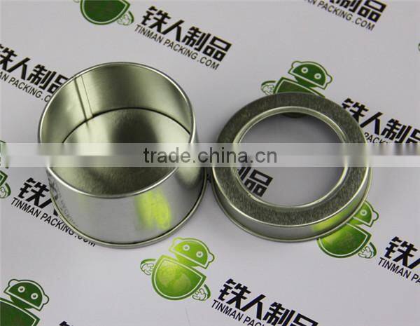 Plain tin case round USB tin case