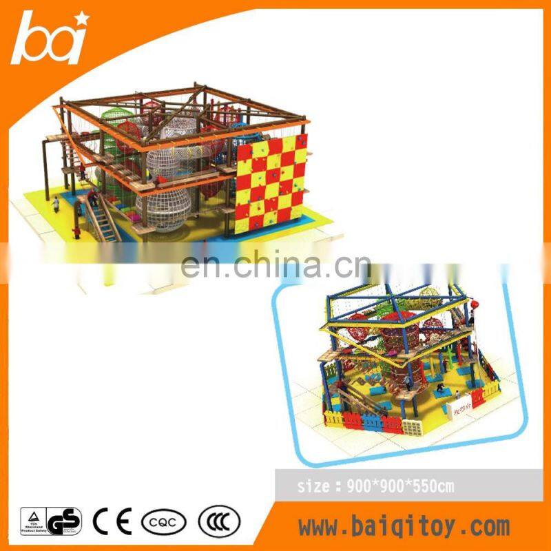 Customized High Rope Adventure Park Equipment Challenging Adventure Ropes Course for Kids