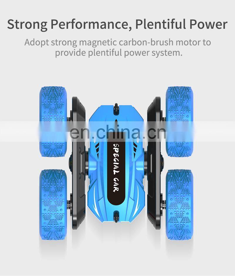 Great Christmas Gift JJRC Q95 2 Play Modes Double-sided Running 360 Rotating Remote Control Stunt Car for Kids