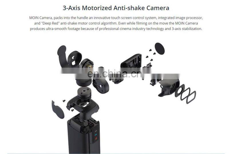 Moza Moin camera pocket Gimbal sports mini handheld high-definition 4K anti-shake vlog portable outdoor stabilizer action camera