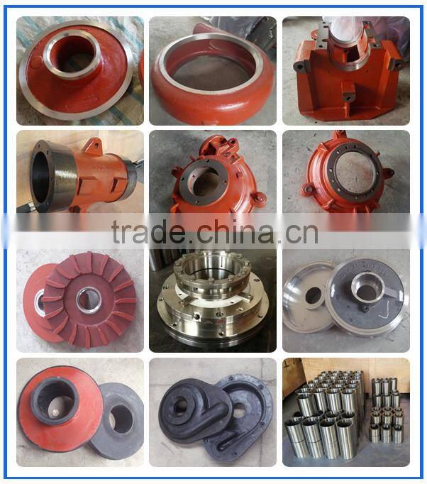 Slurry pump components, pump impeller, sand suction pump spare parts