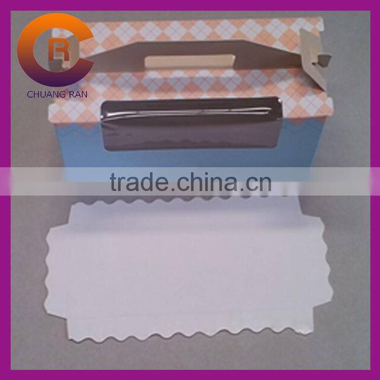 Custom made window paper small wedding cake boxes