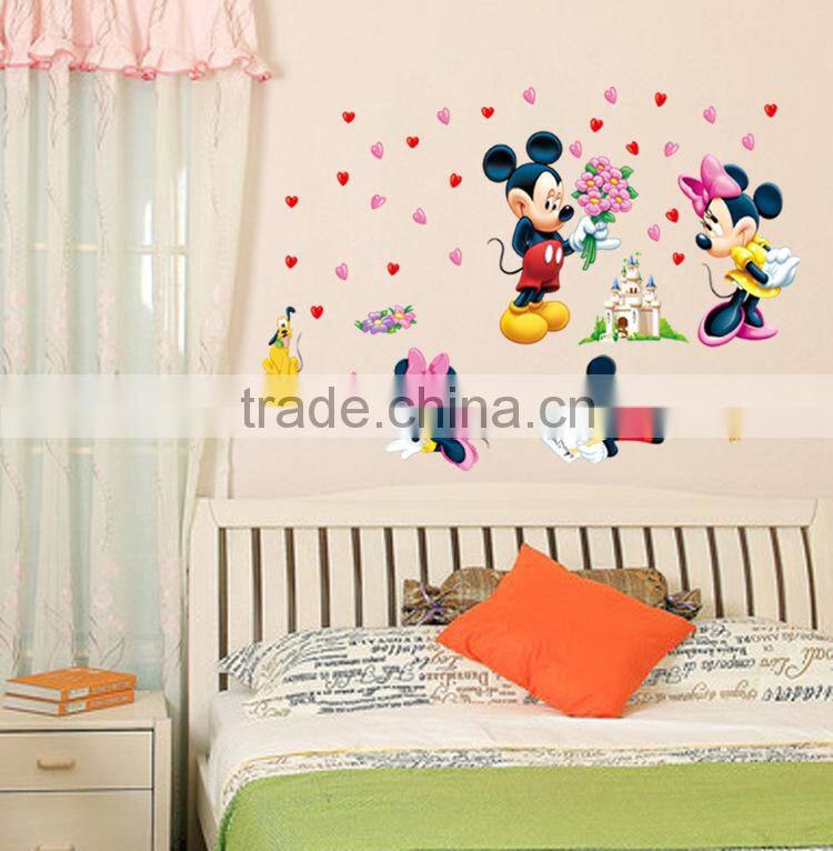 removable micky mouse cartoon stickers