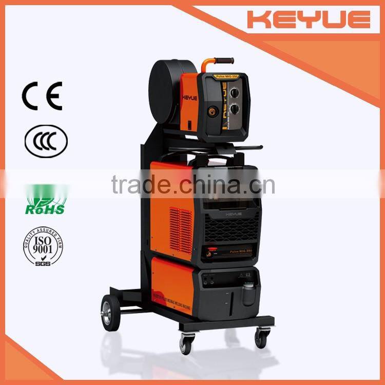 IGBT DC Inverter three phase high frequency heavy duty synergic CO2 gas tig/arc/mig/mag twin pulse aluminum welding equipment