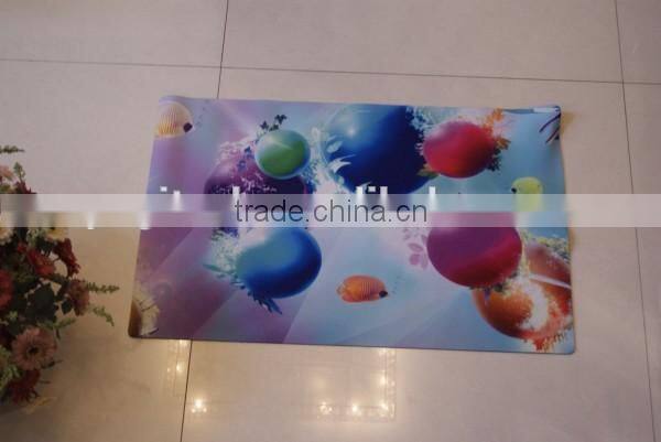 Natural rubber custom digital printed antique cast iron door mat for indoor