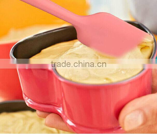 food grade silicone cooking colorful silicone spatula set kitchenware