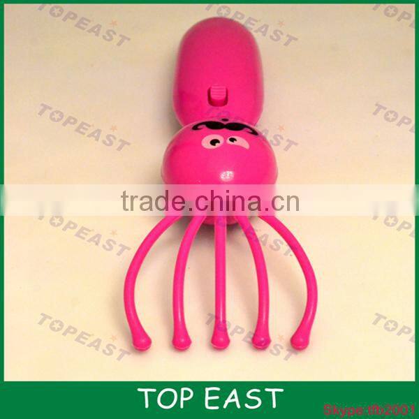 New Electronic vibrating head plastic octopus massager