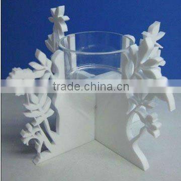 promotional valentine's day decoration acrylic candle holder