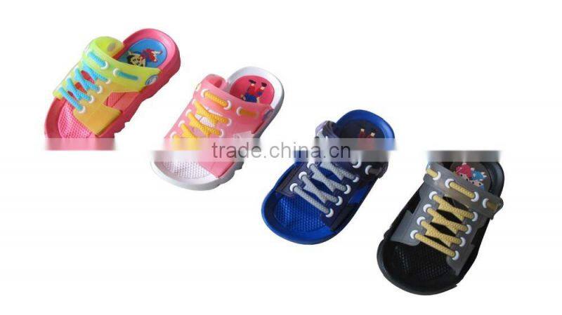 2015 latest kids sandals with lace