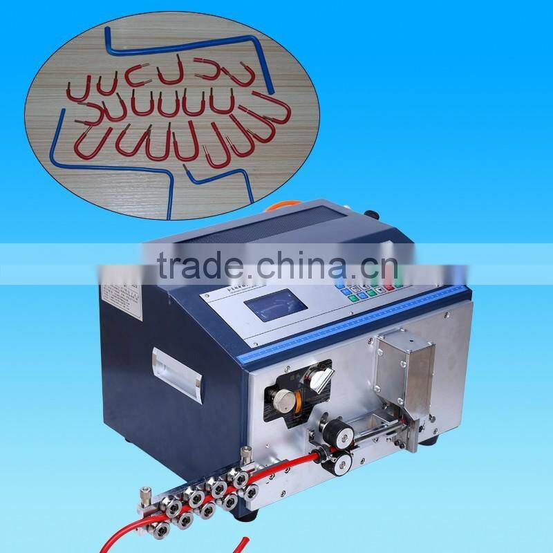 Computer cutting wire peeling bending machine