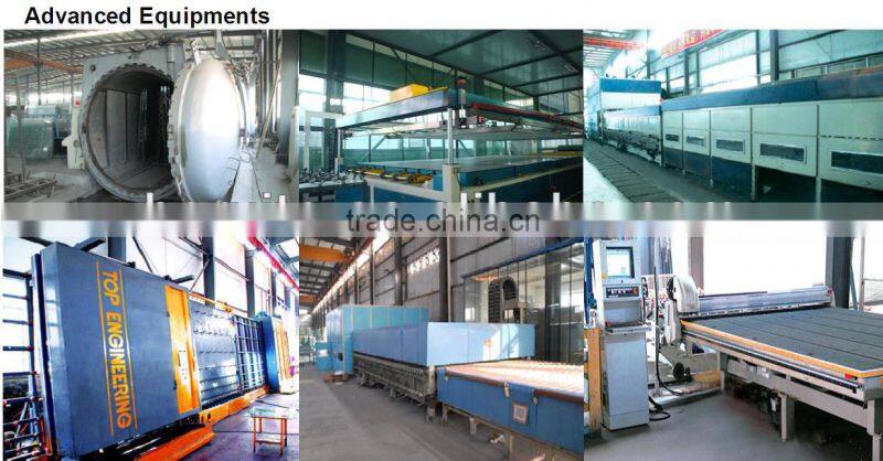 cheap high quality tempered forsted glass for shower