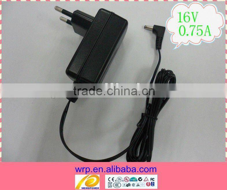16V0.75A switching power adapter for telecom units