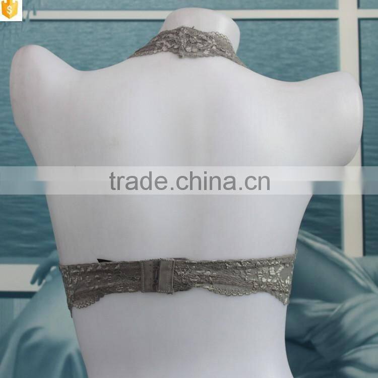 OEM service bling floral decorative nice lady bra top