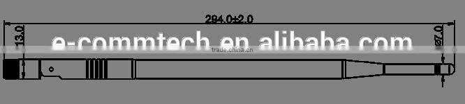 868MHz High Gain antenna Rubber Stubby Antenna