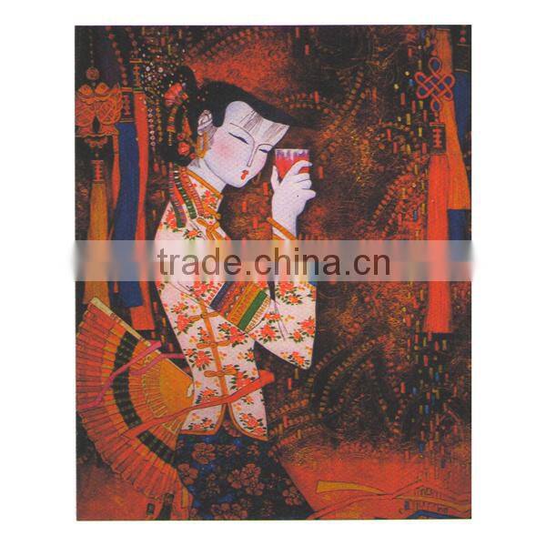 Inkjet fine art graphic pre printed canvas 380gsm solvent printing polyester cotton canvas roll wholesale price