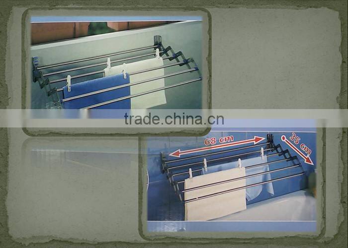 New Product For 2015 Steel Wall Mounted Folding Clothes Drying Rack