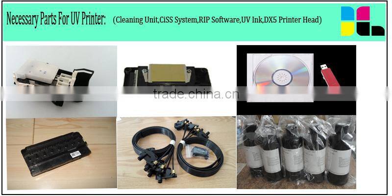 A3 size metal flatbed printer from China factory,Metal office label printing machine