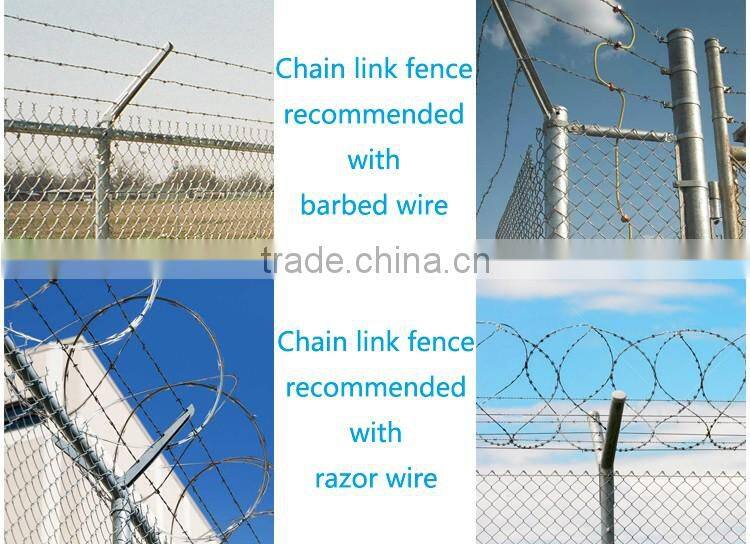 PVC coated 5 feet chain link fence with high quality