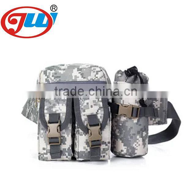 Camo pattern travel waist bag