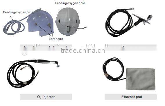 2015 NEW 96.4% oxygen jet peel/hyperbaric oxygen bar machines for facial rejuvenation