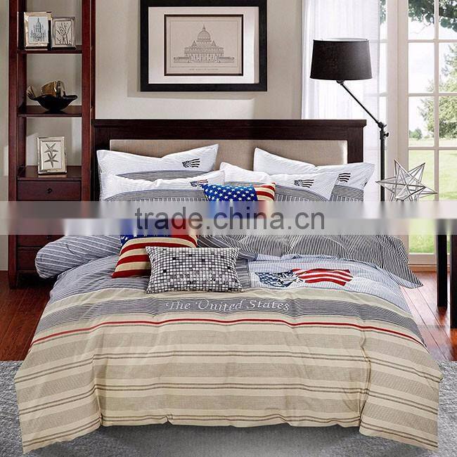 Professional and washable cotton/polyester duvet cover bedding set