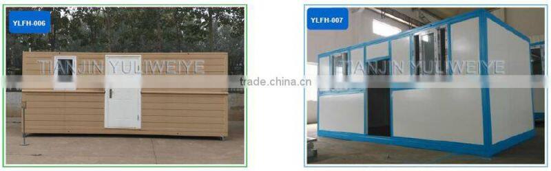 movable shipping container house with CE, ISO certification for apartment building