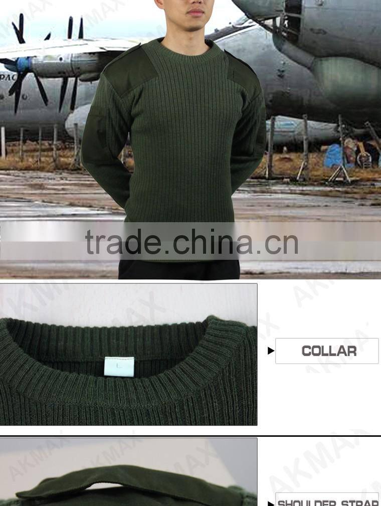 High quality knitted wool sweater for man