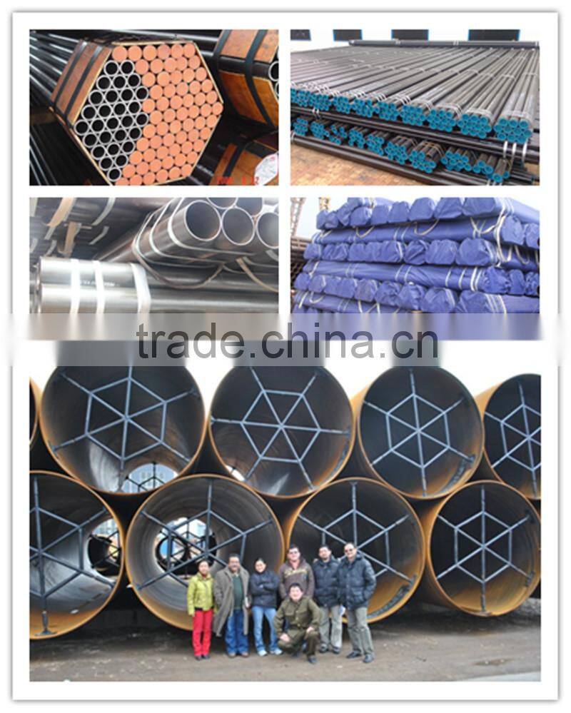 Spiral steel pipe SSAW SCH40 API5L X52