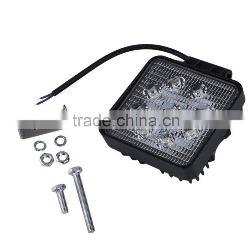 SUV Epistar 27W LED Work Light Spot Flood Combo Beam Truck Trailer LED Work Light LED Work Light 27W Waterproof Work Light