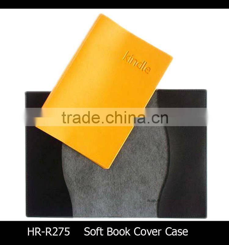 China supplier clear plastic book cover with zipper slider pocket
