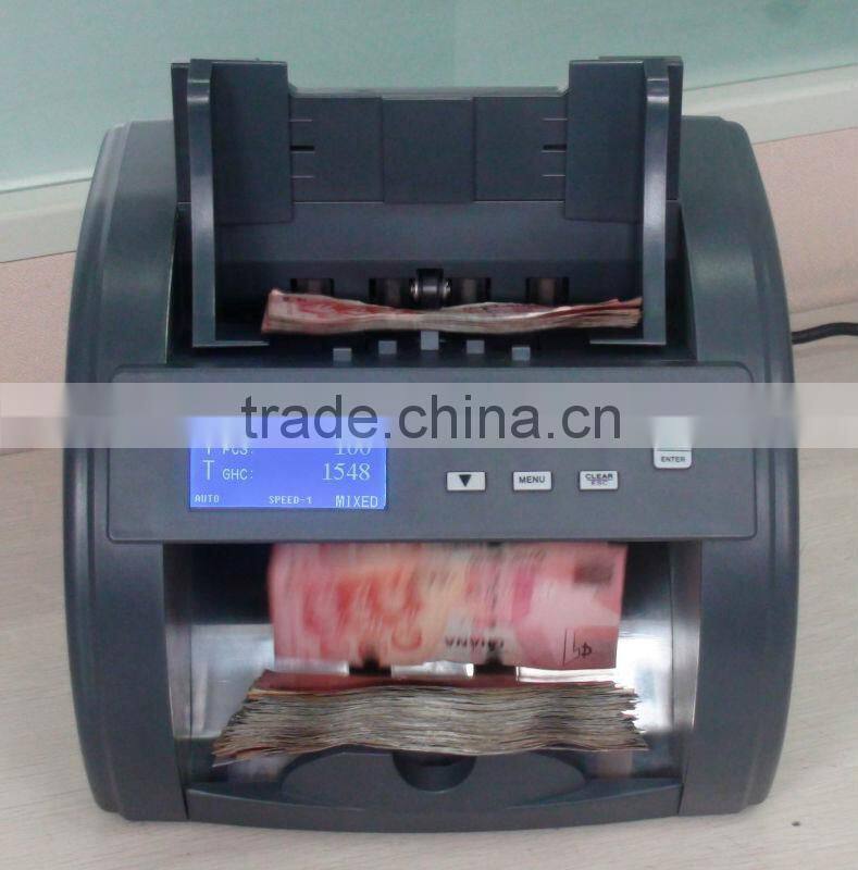 bill counter for cash handling/ counter for banknote counting with UV MG/MT IR counterfeit detections