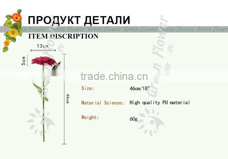 greenflower 2016 Barberton daisy Real Touch Chinese herbaceous peony Wedding decrations flowers