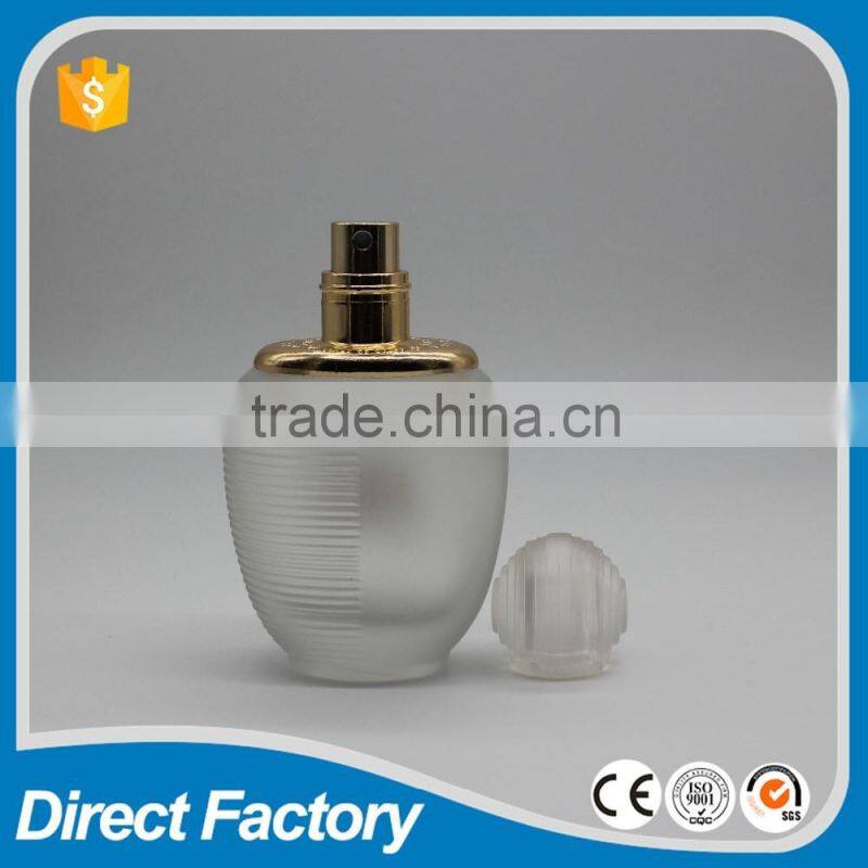 100ml FROSTED GLASS PERFUME BOTTLE , WITH PLASTIC CAP WHOLE SET