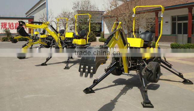 The China largest manufacturer for small towable backhoe