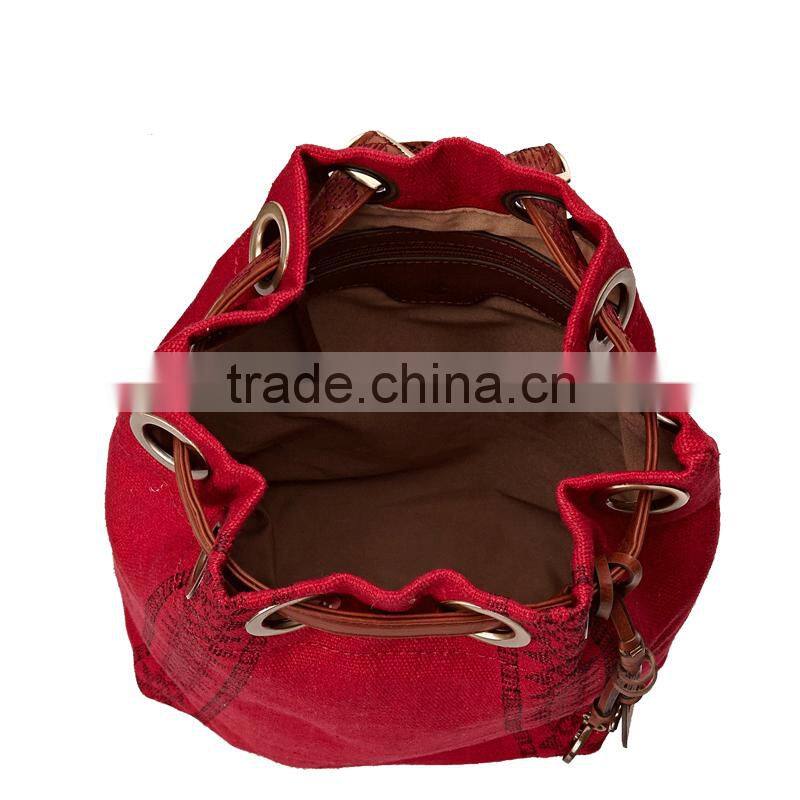 Girls soft drawstring bags teens shopping foldable drawstring backpack bags