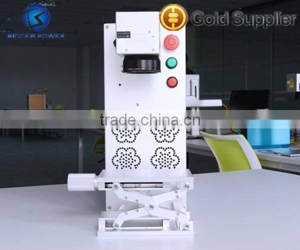 20 W MOPA fiber laser mobile covers printing machine