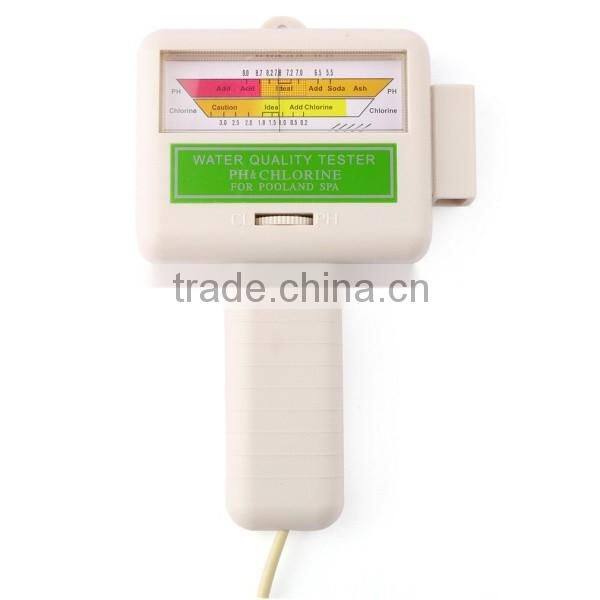 Worldwide Water Quality PH/CL2 Chlorine Tester Level Meter for Swimming Pool Spa