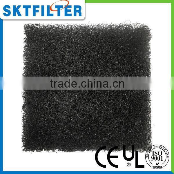 2014 Black high quality polyester filter mat for aquarium