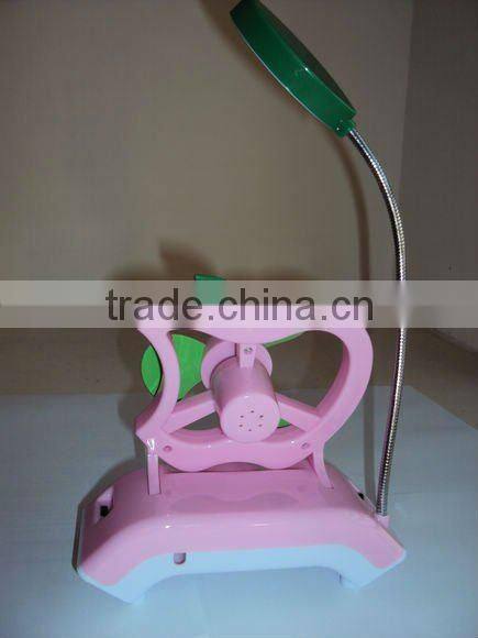 Multifunctional mini fan with light