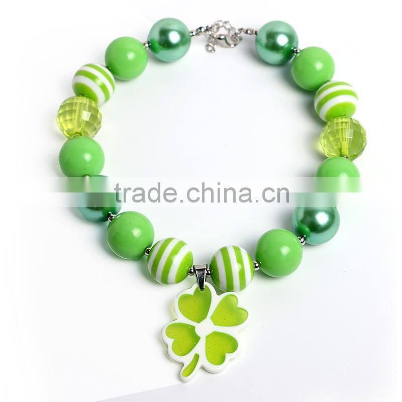 chunky bead necklace baby 2016 jewelry necklace kids necklace wholesale