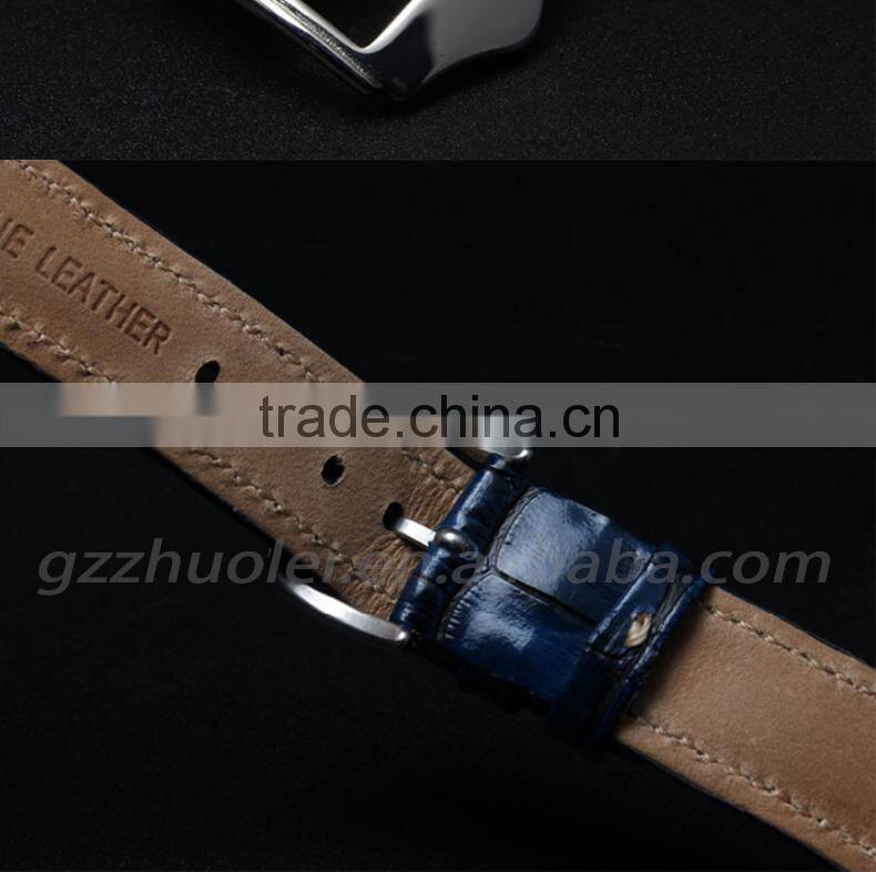 18|20|22mm high quality genuine cowhide leather Watch strap with fashionable buckle