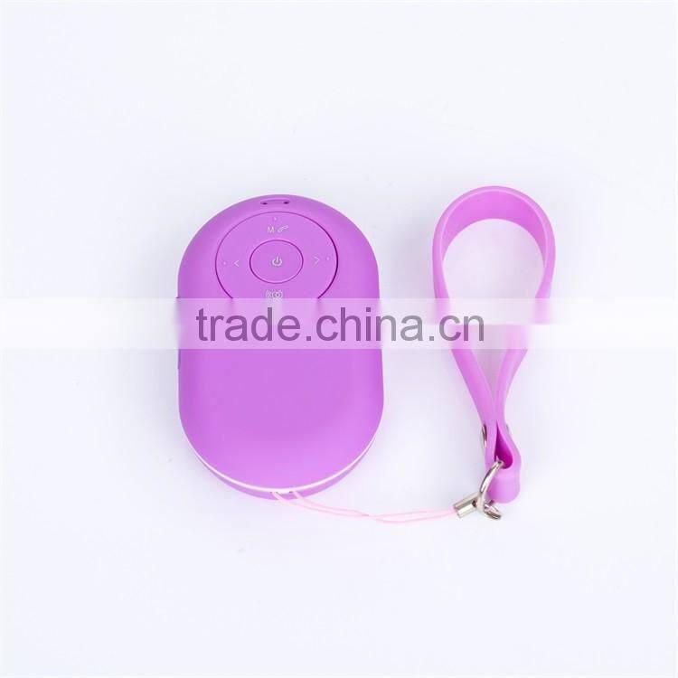 Outdoor Sport TF card FM Selfie Shutter Bluetooth Speaker with Lanyard