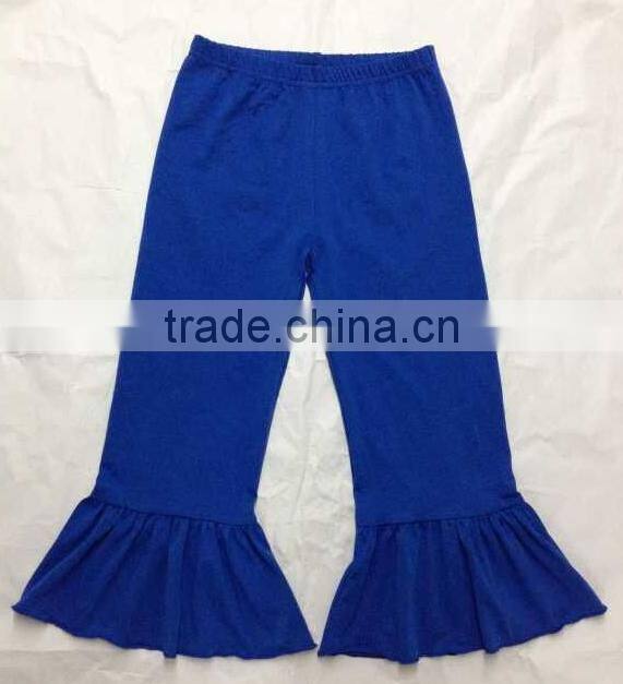 Newest Ladies cotton ruffle pants women loose knit pants